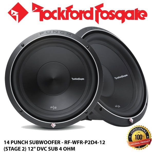 rockford fosgate punch subwoofer p2d4 12